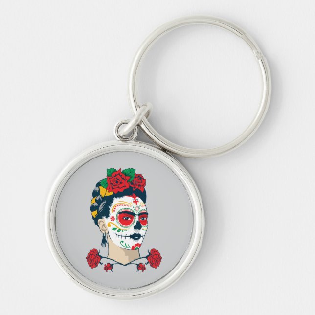 Chaveiro Frida Kahlo | EL Día de los Muertos (Frente)