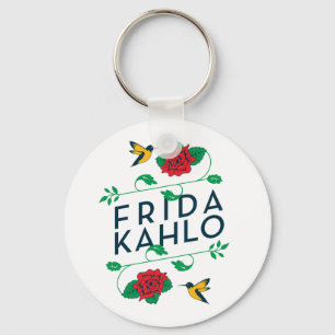 Chaveiro Frida Kahlo   Tipografia Floral