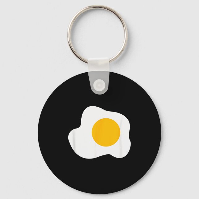Chaveiro Fried Egg Graphic Funny Breakfast Eggs Lover  (Frente)
