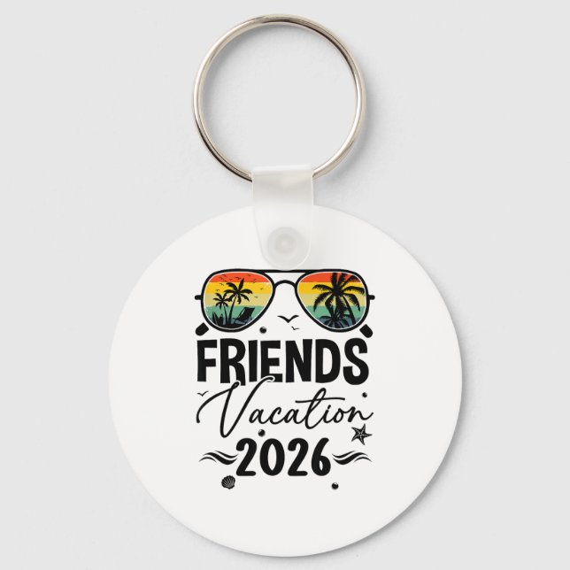 Chaveiro Friends Vacation 2026 Matching Memories Together G (Frente)