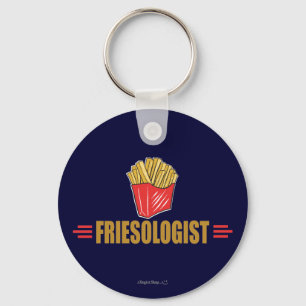 Chaveiro Fries franceses engraçados