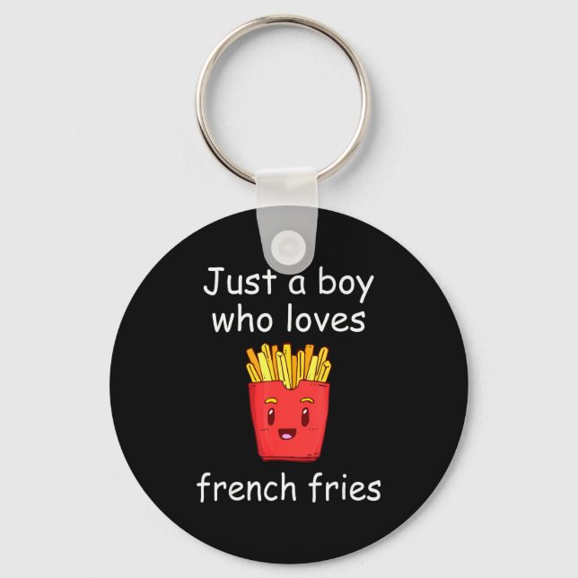 Chaveiro Fries Shirt Funny French Fries Lover Cool French F (Frente)