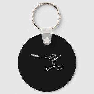 Chaveiro Frisbee Stickman Disc Golf Divertido Frisbee Ultim