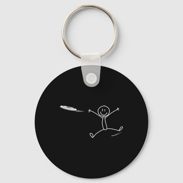 Chaveiro Frisbee Stickman Disc Golf Divertido Frisbee Ultim (Frente)