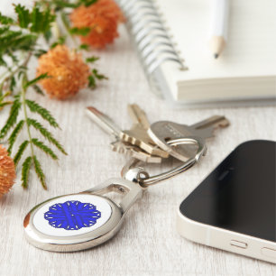 Chaveiro Friso Azul por Kenneth Yoncich