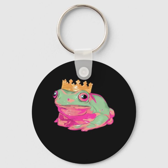 Chaveiro Frog King Funky Meme Classic Style (Frente)