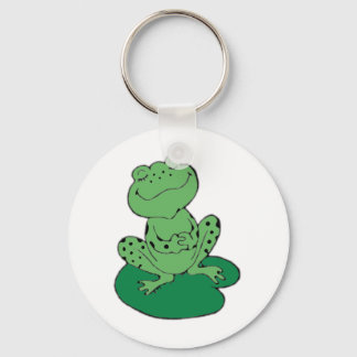 Chaveiro Frog on Lilypad
