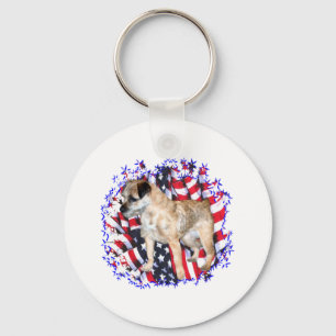 Chaveiro Fronteira Terrier Patriot