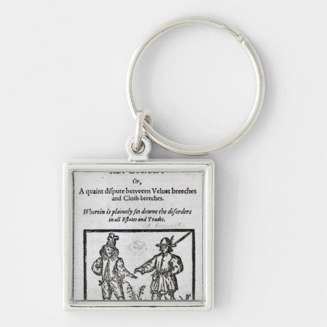 Chaveiro Frontispício para 'um gracejo para um Courtier (Frente)