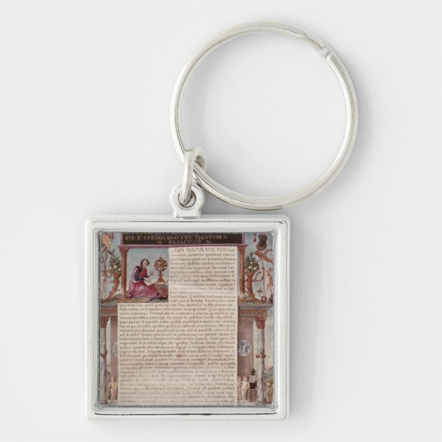 Chaveiro Frontispiece para registrar I que mostra uma (Frente)