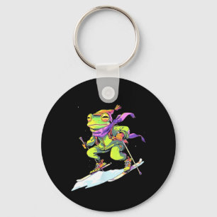 Chaveiro Frosch Skier Skier Ski Winter Snow