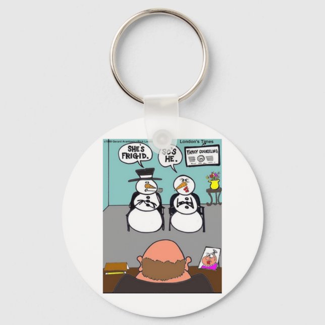 Chaveiro Frost O Boneco de Neve & Camisetas e Canecas Engra (Frente)