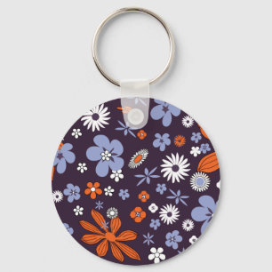 Chaveiro Frota Indígena Floral da Design com Retrora