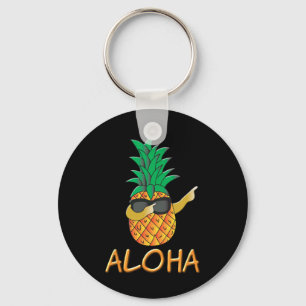 Chaveiro Fruta de abacaxi Aloha Beaches Hawaii - Surf novo