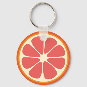Chaveiro Fruta de Citros Doce e Suave de Uby Red Grapefruit