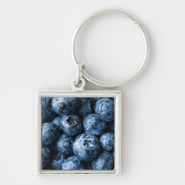 Chaveiro Fruta de mirtilos (Frente)