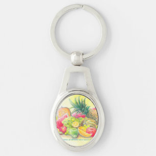 Chaveiro Frutas felizes