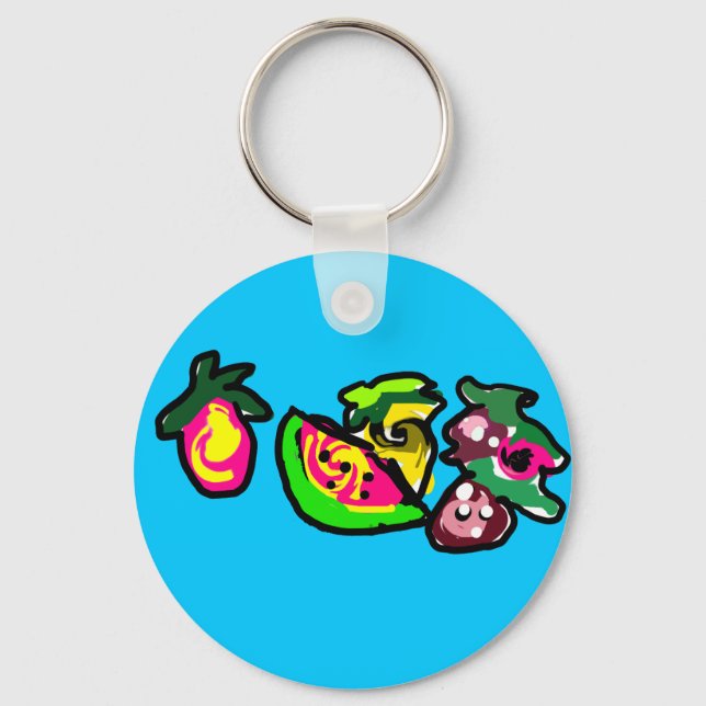 Chaveiro Frutas são divertidas  (Frente)