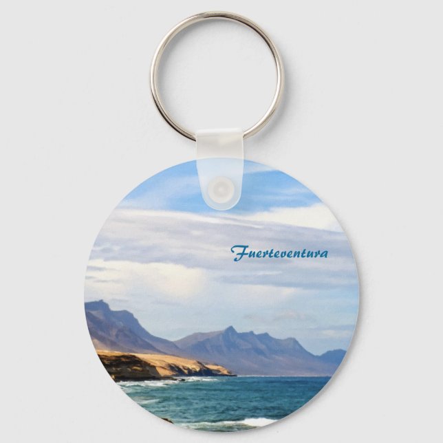 Chaveiro Fuerteventura, efeito pintor (Frente)