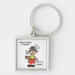 Chaveiro Fumo e t-shirt e presentes do comensal