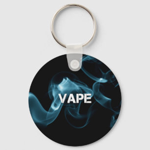 Chaveiro Fumo Vape de turquesa sobre