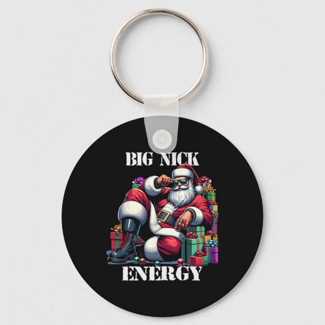 Chaveiro Fun Big Nick Energy Fun Santa Claus Christmas Xmas (Frente)