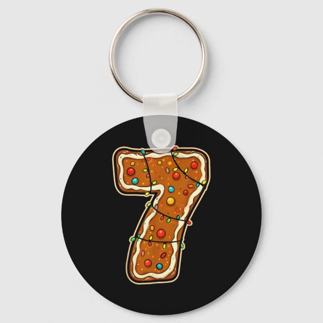 Chaveiro Fun Six Seven 6 7 Meme Design Christmas For Men Wo (Frente)