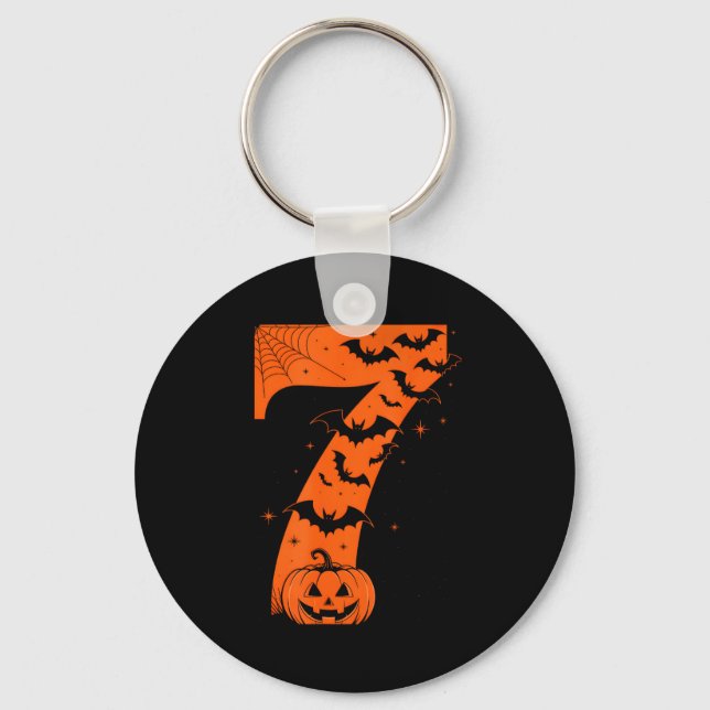 Chaveiro Fun Six Seven 6 7 Meme Design Couples Halloween  (Frente)