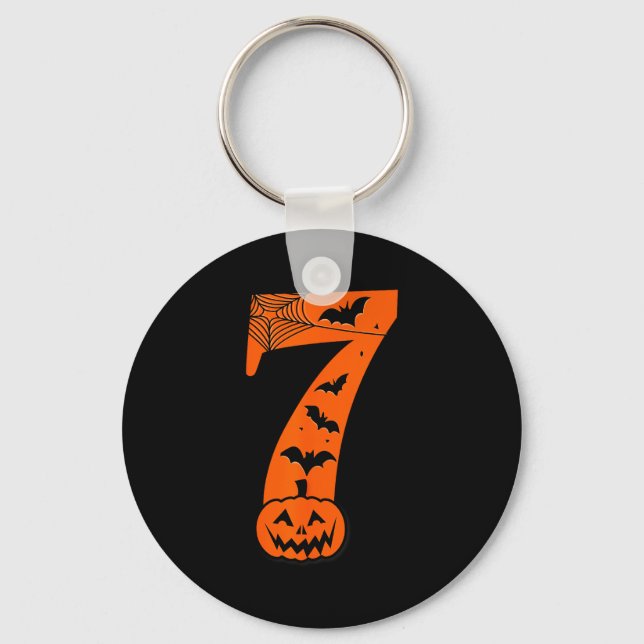 Chaveiro Fun Six Seven 6 7 Meme Design Couples Halloween  (Frente)