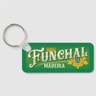 Chaveiro Funchal de Texto Personalizado Madeira