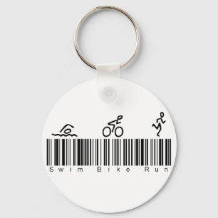 Chaveiro Funcionamento da bicicleta da natação do código