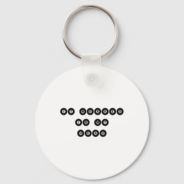 Chaveiro Funcionou Na Minha Cabeça - Jogadores De Piscina B (Frente)