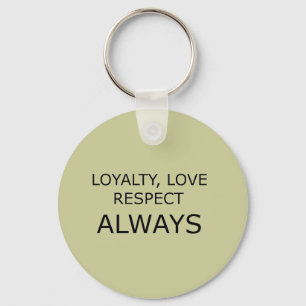 CHAVEIRO FUNDAÇÃO DE ATITUDE DE RESPEITO DO AMOR DE LEALD