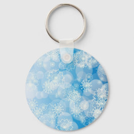 Chaveiro Fundo de flocos de neve
