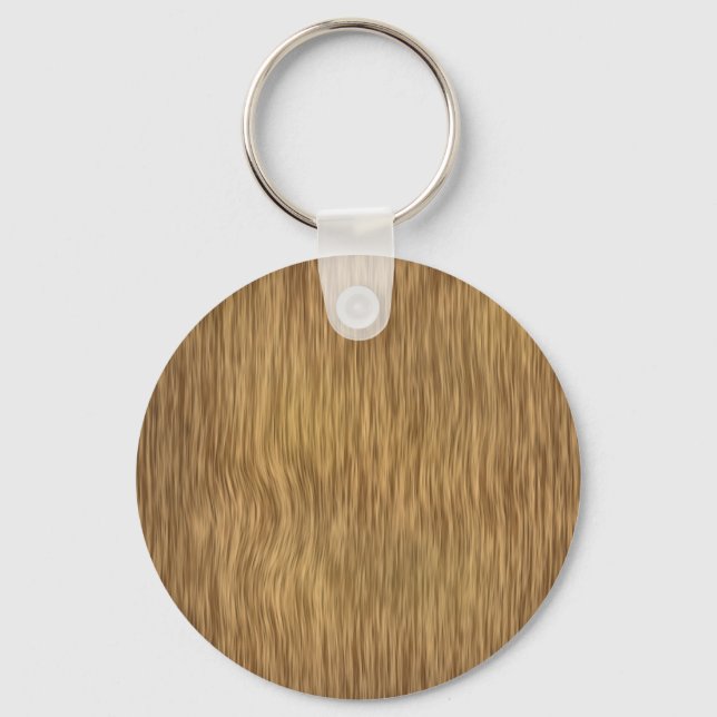 Chaveiro Fundo de grão de madeira em bruto a cores naturais (Frente)