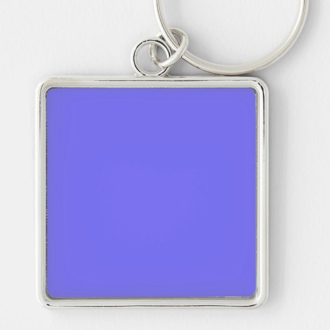 Chaveiro Fundo de Tendência de Cor Azul Roxo Hyacinth (Frente)