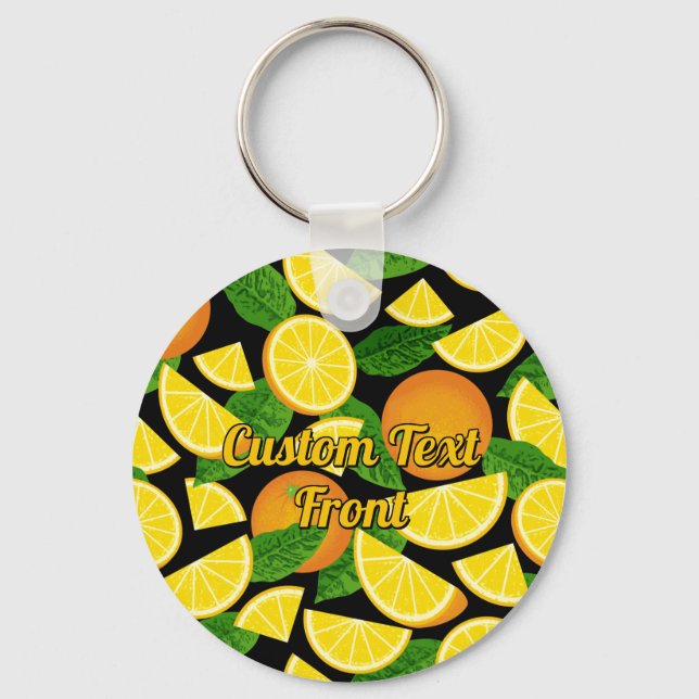 Chaveiro Fundo Laranja (Frente)