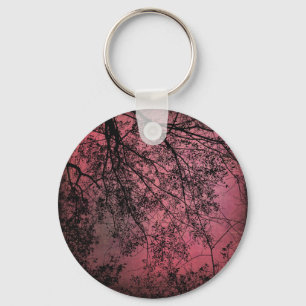 Chaveiro Fundo Vermelho das Marcas da Árvore