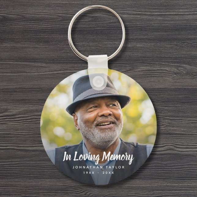 Chaveiro Funeral Personalizada do tributo Memorial Personal (Custom Photo Memorial Keychain)