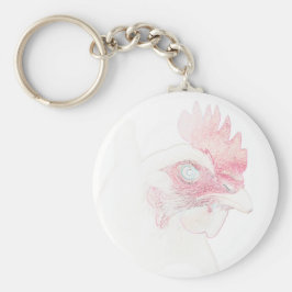 Chaveiro Funky Chicken Hen Rooster Head