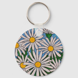 Chaveiro Funky Floral Daisy Key Chain