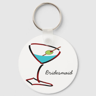 Chaveiro Funky martini red Bridesmaid Favors