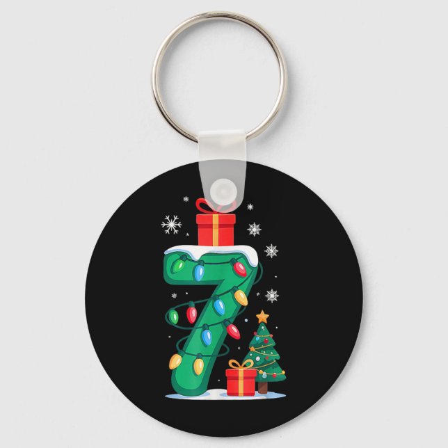 Chaveiro Funny 67 Christmas 6 7 Six Seven Meme 6 7 Matching (Frente)