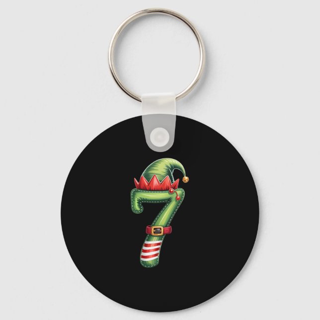 Chaveiro Funny 6 7 Six Seven Meme Couple Matching Christmas (Frente)