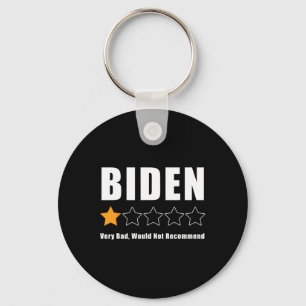 Chaveiro Funny Anti Biden Pro Trump 1 Estrela - Eleição De