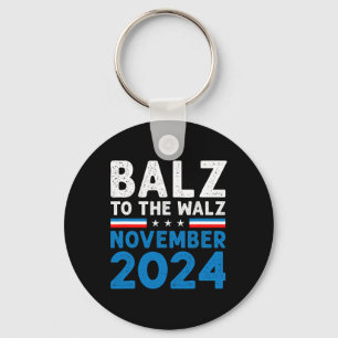 Chaveiro Funny Balz Para Walz Kamala Harris Tim Walz 2024