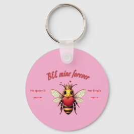 Chaveiro Funny Bee Pun Valentine 