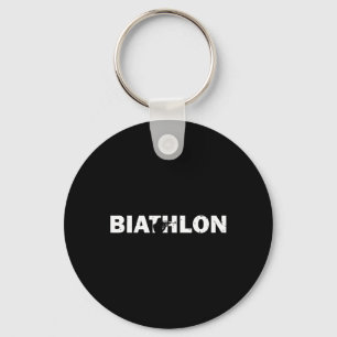 Chaveiro Funny Biathlon Biathlete Saping Skiting Target Sp