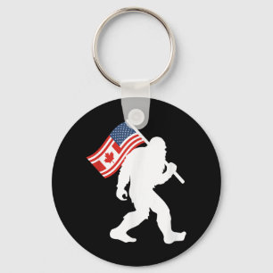 Chaveiro Funny Bigfoot Canada O 51 State Trump Canadá EUA