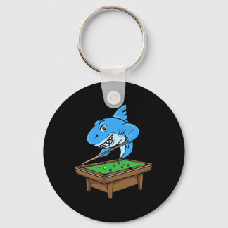 Chaveiro Funny Billiards Piscina Shark Hall Piada Billi